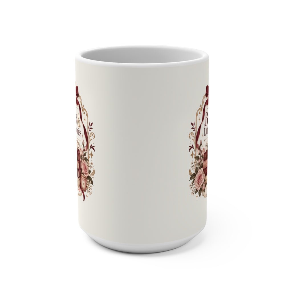 Books & Little Luxuries | Romantic Bookish 15 oz Coffee Mug