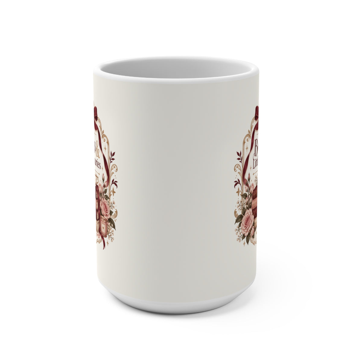Books & Little Luxuries | Romantic Bookish 15 oz Coffee Mug