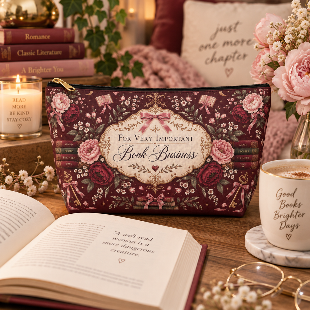 For Very Important Book Business | Bookish Annotation Pouch