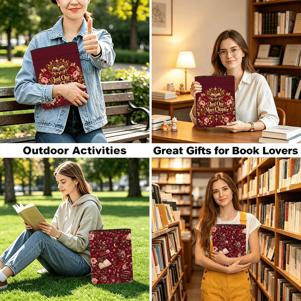 Just One More Chapter | Zippered Book Sleeve