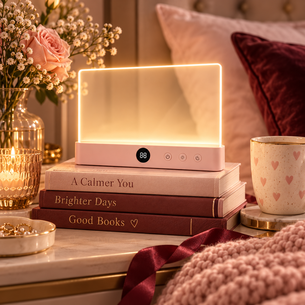 Cozy Rechargeable Book Light | Dimmable LED Reading Lamp